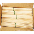 3,0 mm * 30 cm Stick Natural Bamboo Barbecue Stick